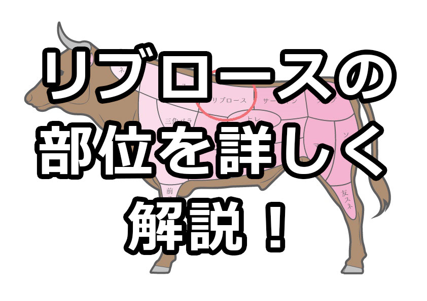 牛肉の部位の図