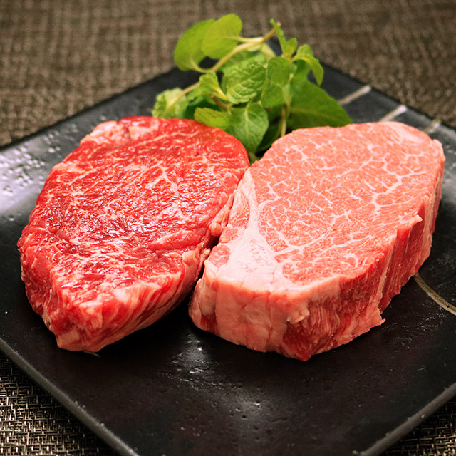 特選 米沢牛ヒレステーキ&ランプステーキ食べ比べセット